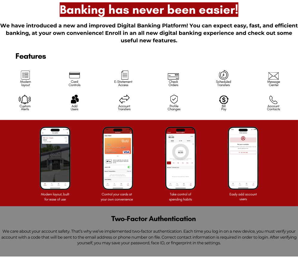 ALL NEW DIGITAL BANKING PLATFORM